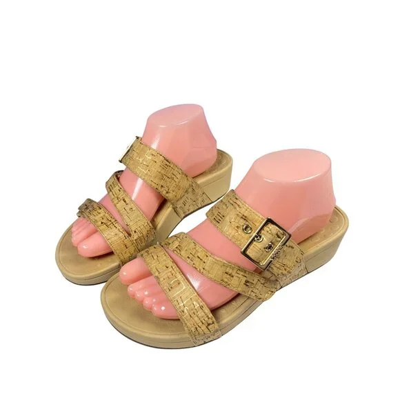 Vionic Pacific Rio Gold Slide On Sandals Women's 8 - Picture 10 of 15